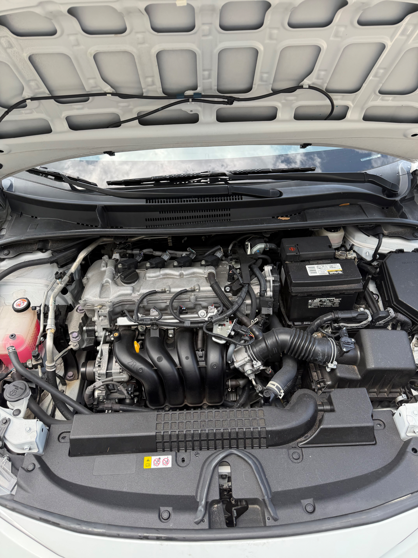 Detailed engine bay cleaned for a crisp finish